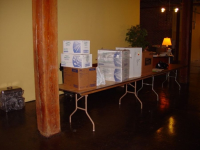 2009 Event Setup